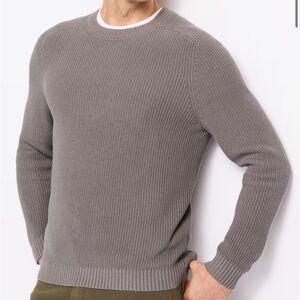 NWT Grayers | Heather Gray Shaker Stitch Sweater